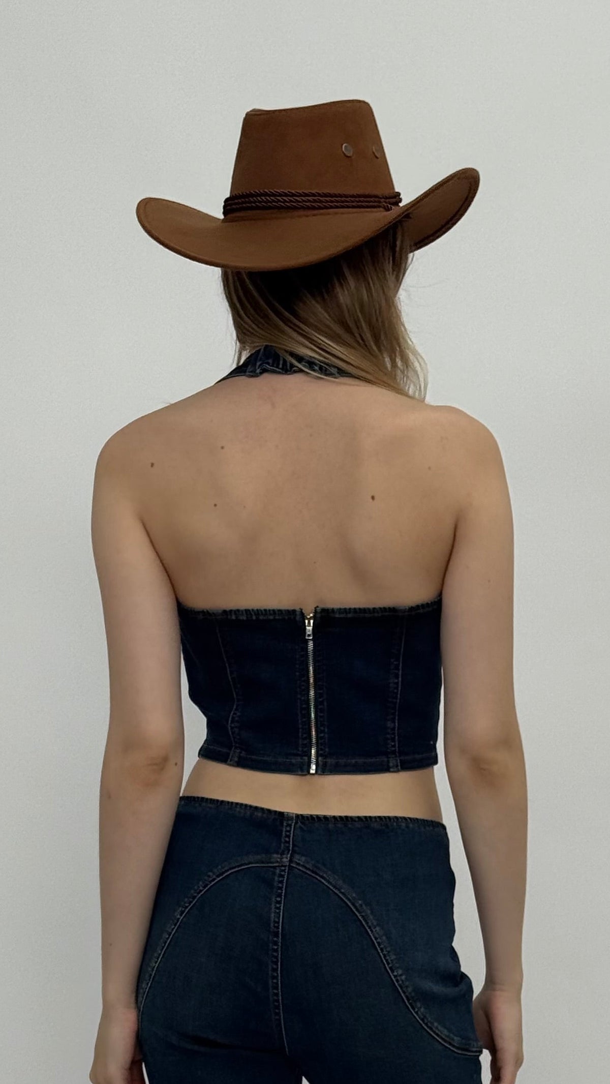 Cierra Lace-Up Halter Top