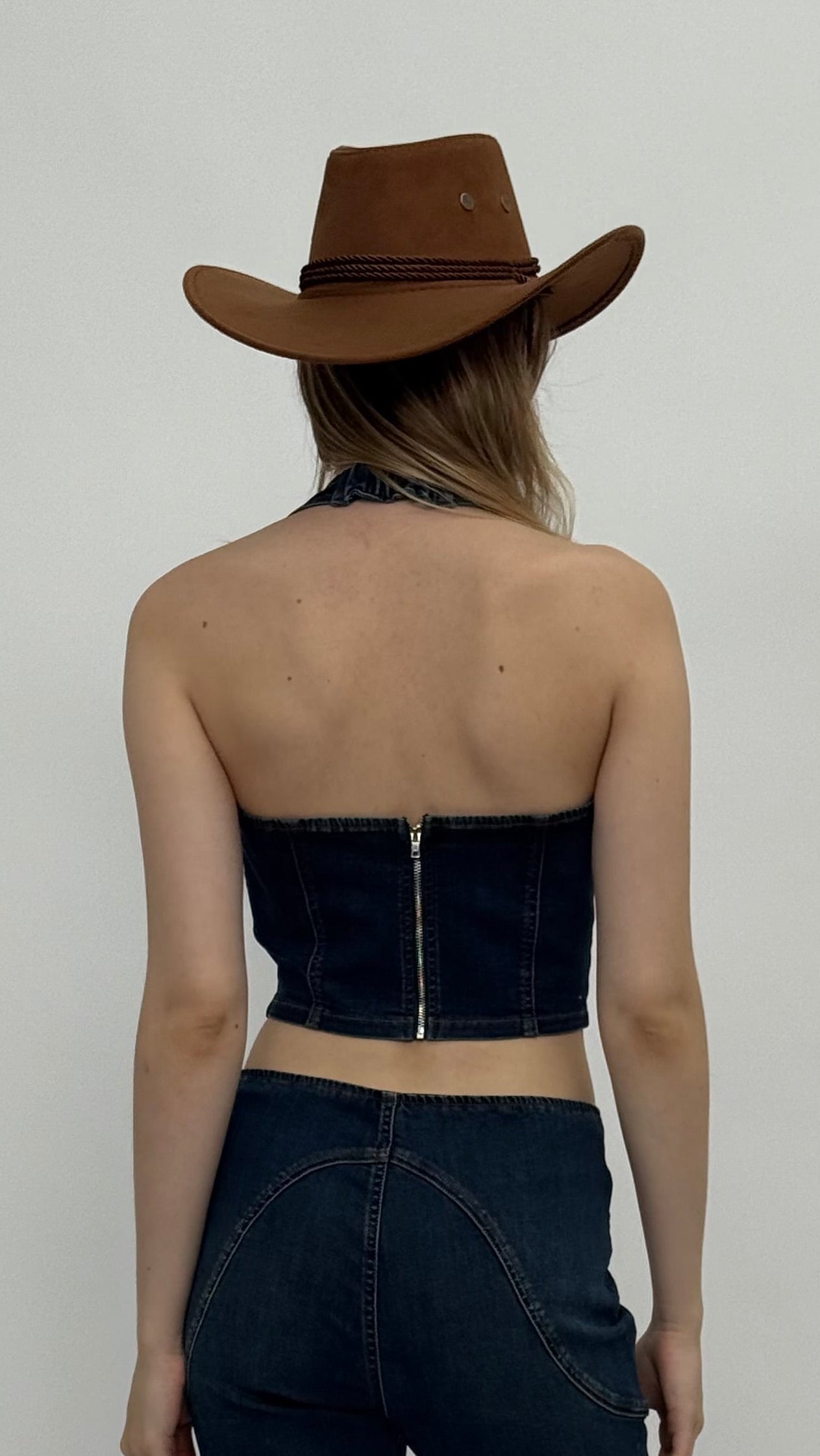 Cierra Lace-Up Halter Top