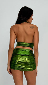 Ariel Metallic Skirt Set