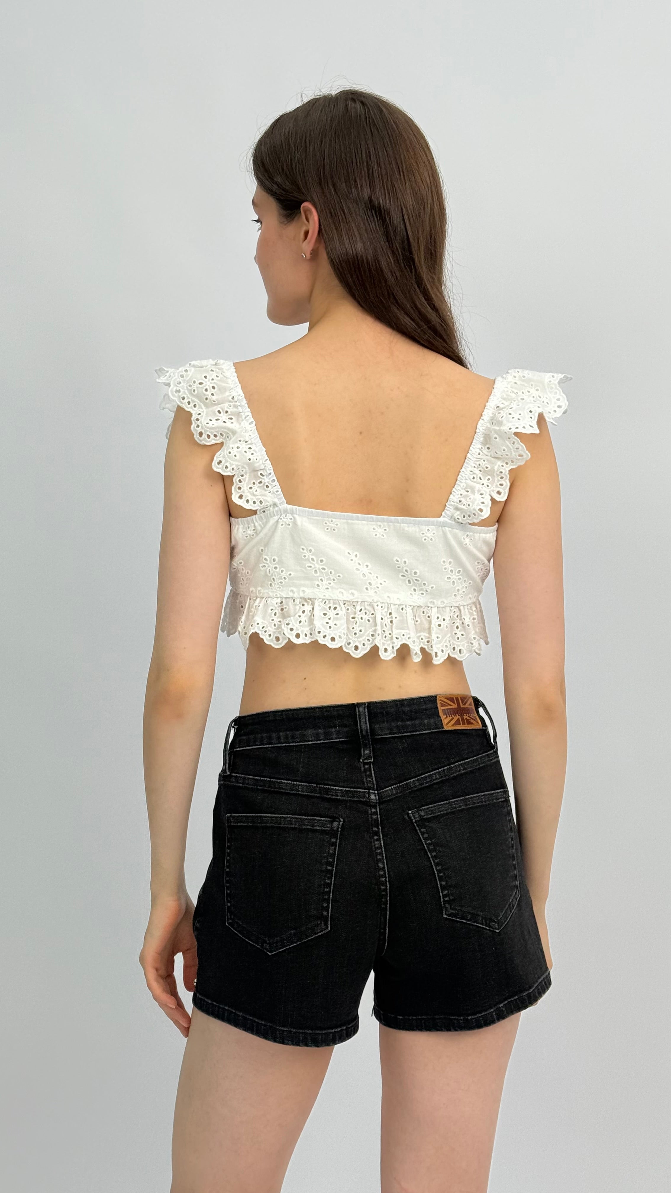 Bailey Studded Denim Short