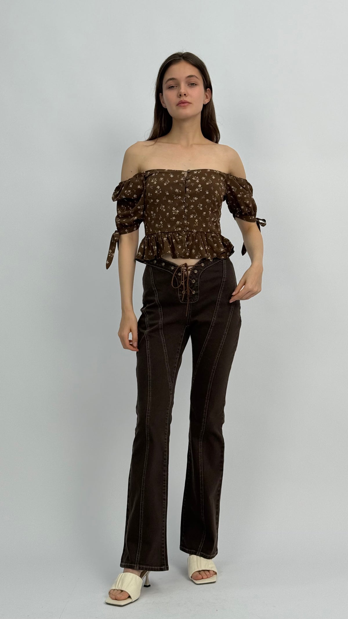 Wild West Lace-Up Jeans