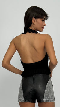 Devon Ruffle Halter Top