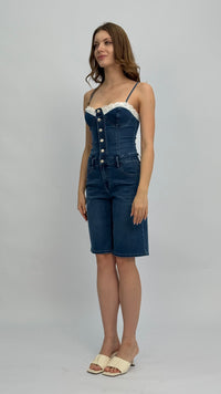 Ashley Denim Romper