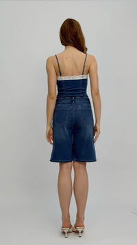 Ashley Denim Romper
