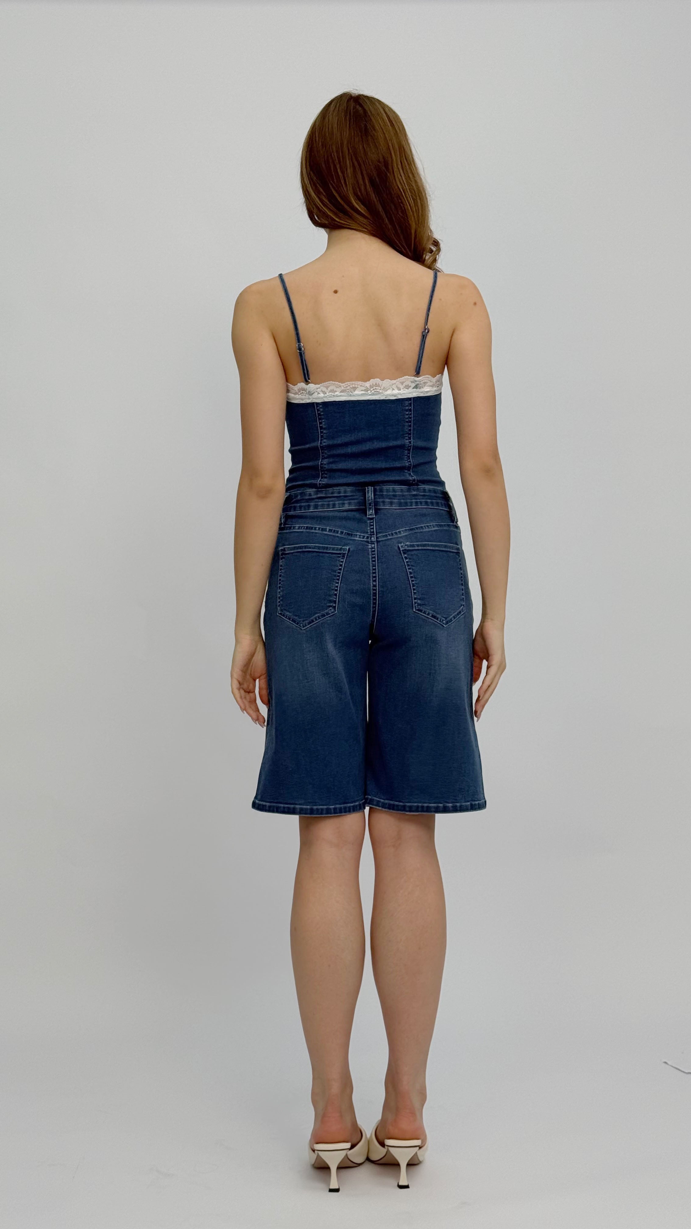 Ashley Denim Romper