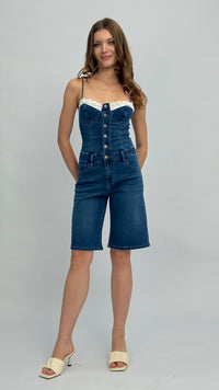Ashley Denim Romper