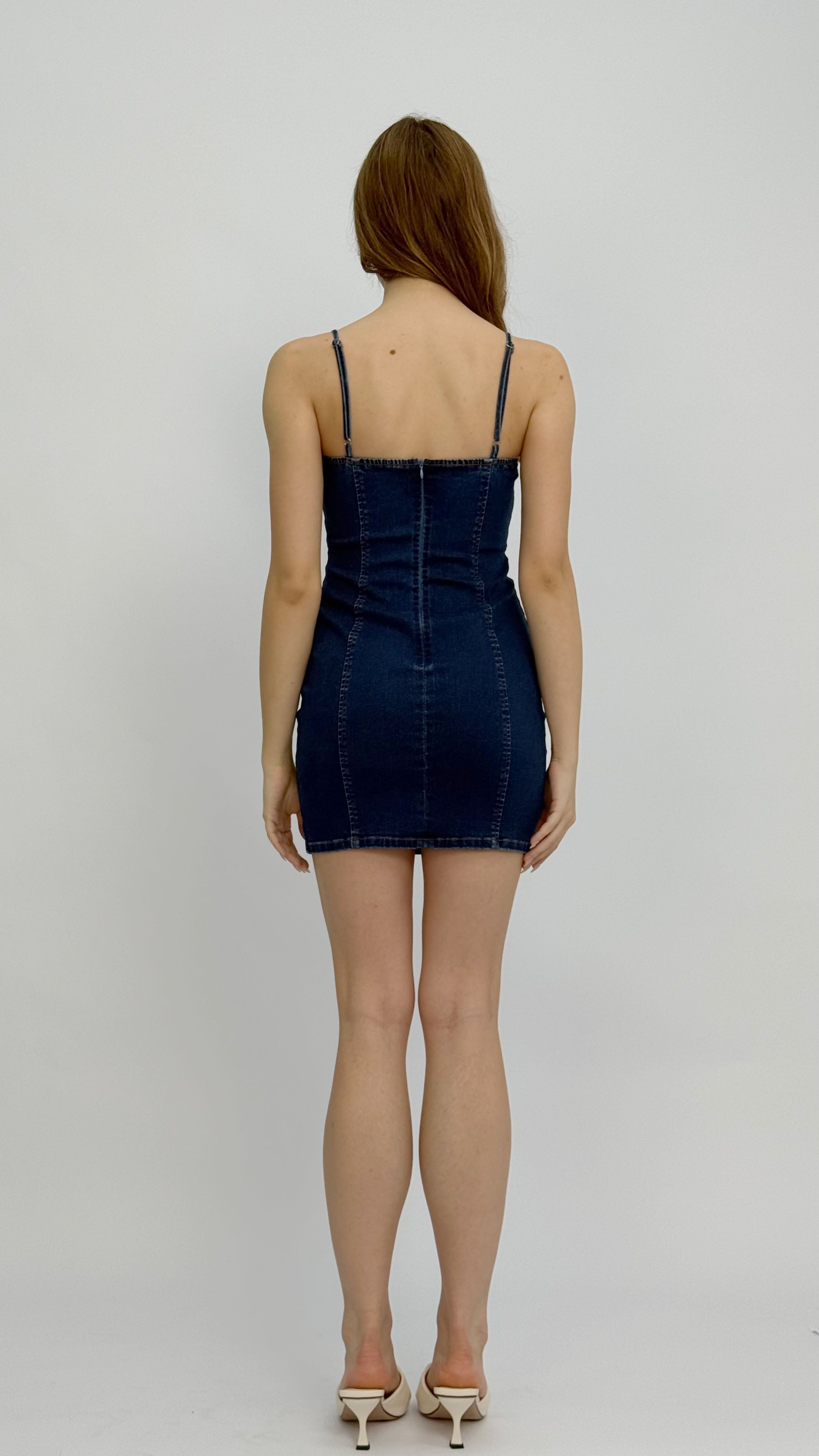 Sora Denim Mini Dress