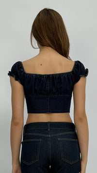 Lola Denim Crop Top