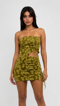 TREND - Olive Skirt Set