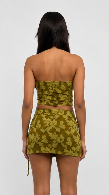 TREND - Olive Skirt Set