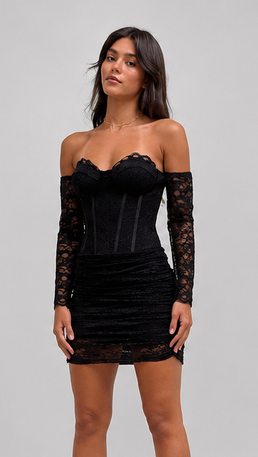 GNO Lace Mini Dress