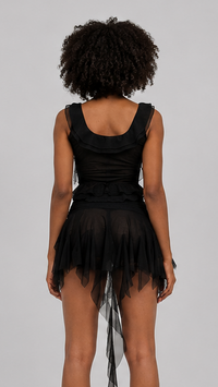 Vanessa Ruffle Crop Top