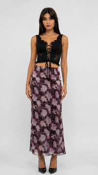 TREND - Violet Maxi Skirt