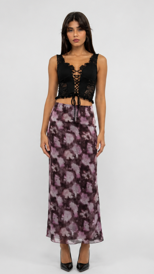 TREND - Violet Maxi Skirt