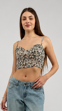 TREND - Kelly Floral Print Top