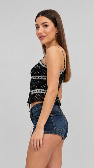 Spotted Camisole Top