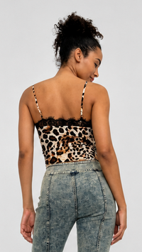 TREND - Cheetah Lace Top