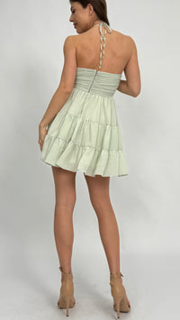 Spring Day Halter Dress