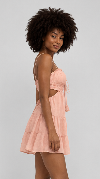 Just Peachy Mini Dress