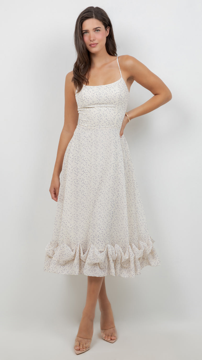Hailey Floral Midi Dress