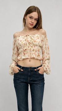 Floral Off Shoulder Top