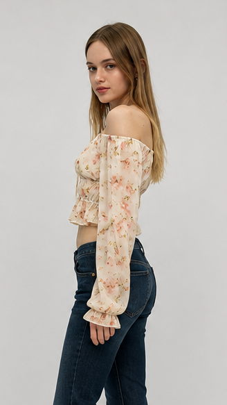 Floral Off Shoulder Top