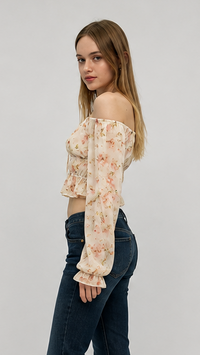 Floral Off Shoulder Top