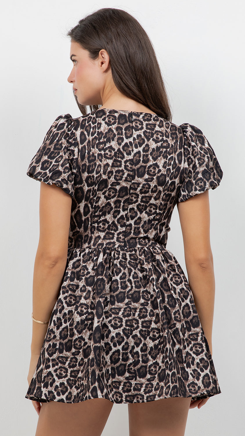 Clarke Leopard Print Dress