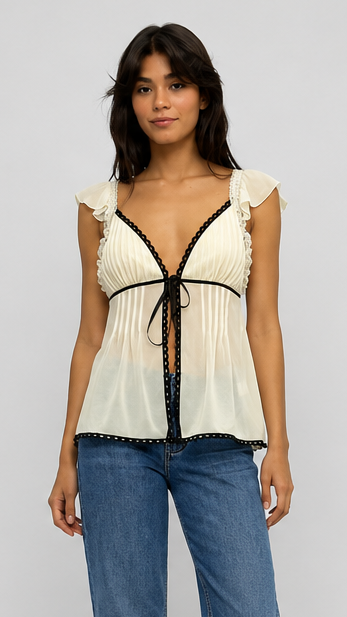 Shannon Ruffle Top