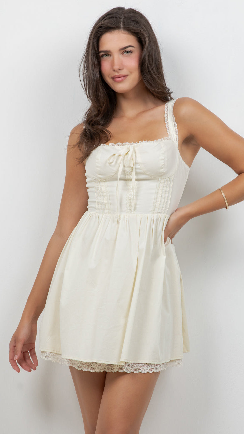Macie Milkmaid Dress