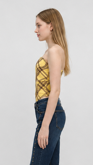 Clueless Plaid Bodysuit