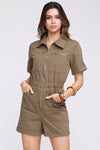 Safari Denim Romper