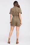 Safari Denim Romper