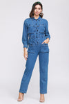 Amber Denim Jumpsuit