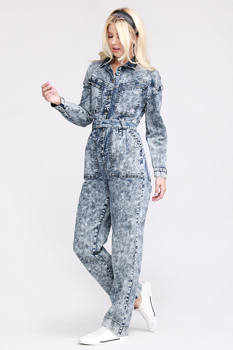 Britt Denim Jumpsuit