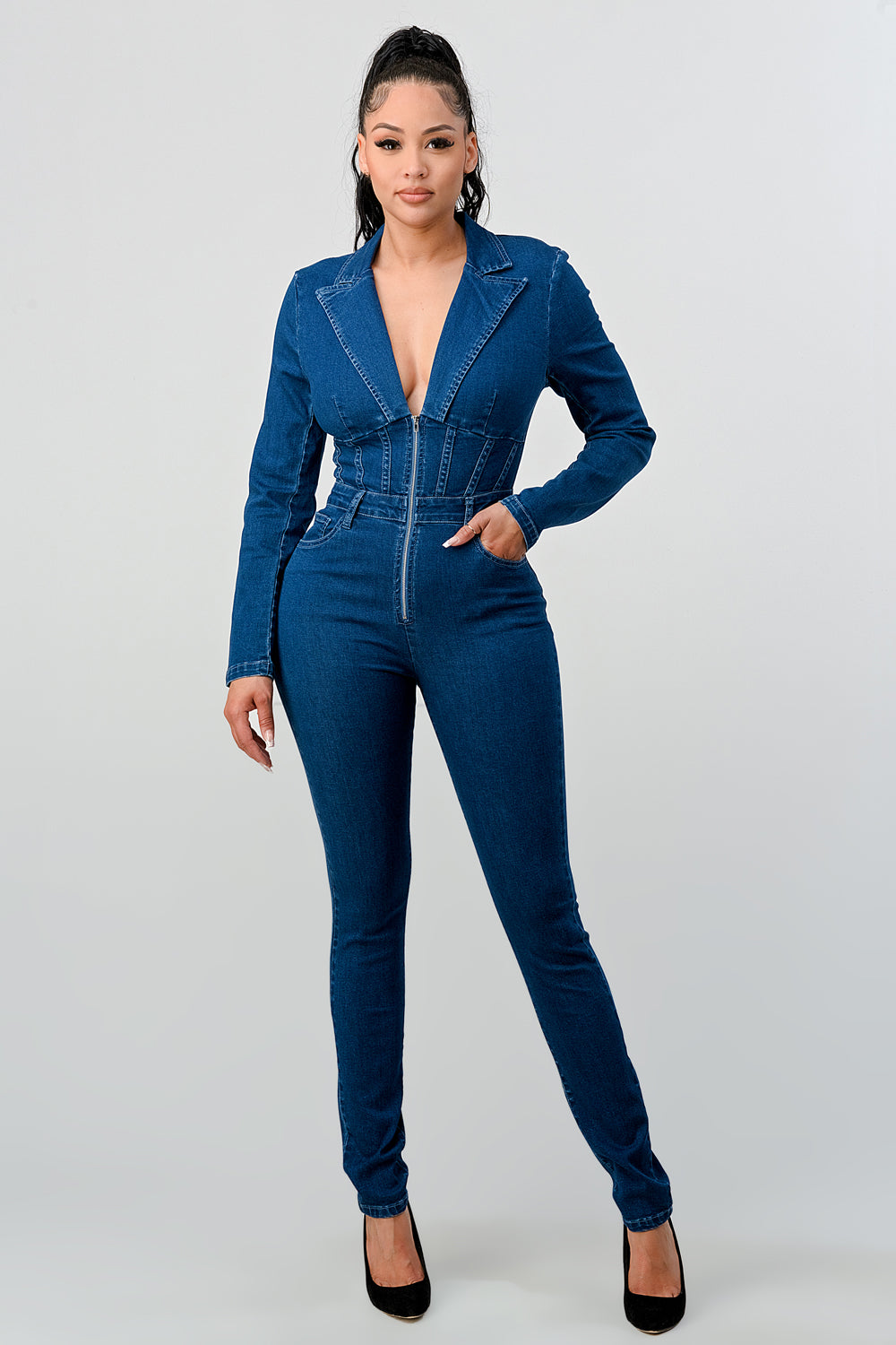 Dianna Denim Jumpsuit