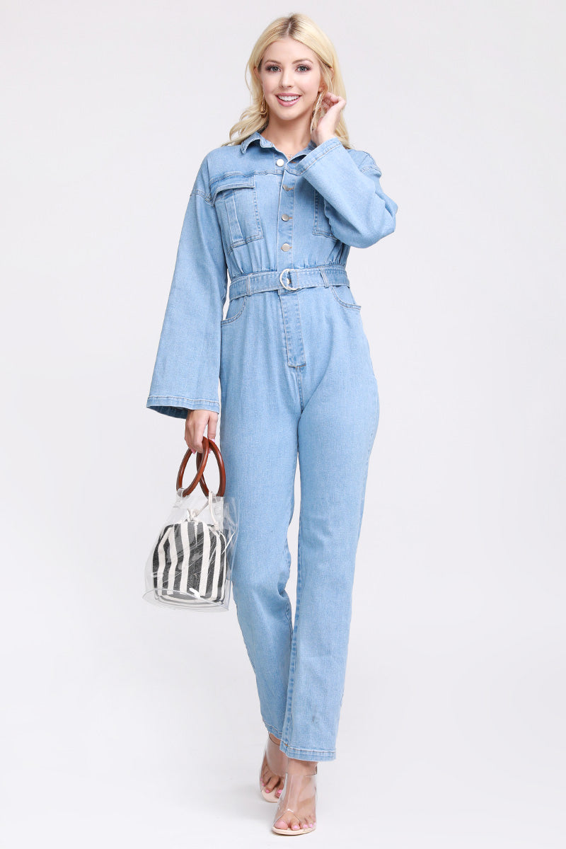 Courtney Denim Jumpsuit