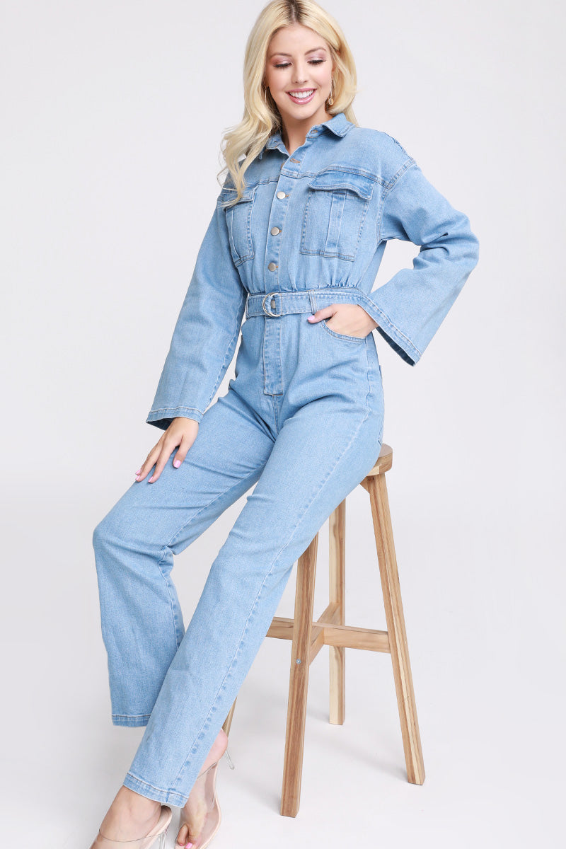 Courtney Denim Jumpsuit