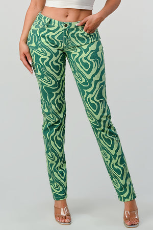 Lori Print Jeans