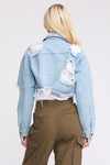 Tracy Distressed Denim Jacket