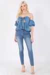 Anna Denim Top