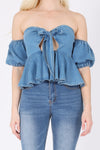 Anna Denim Top