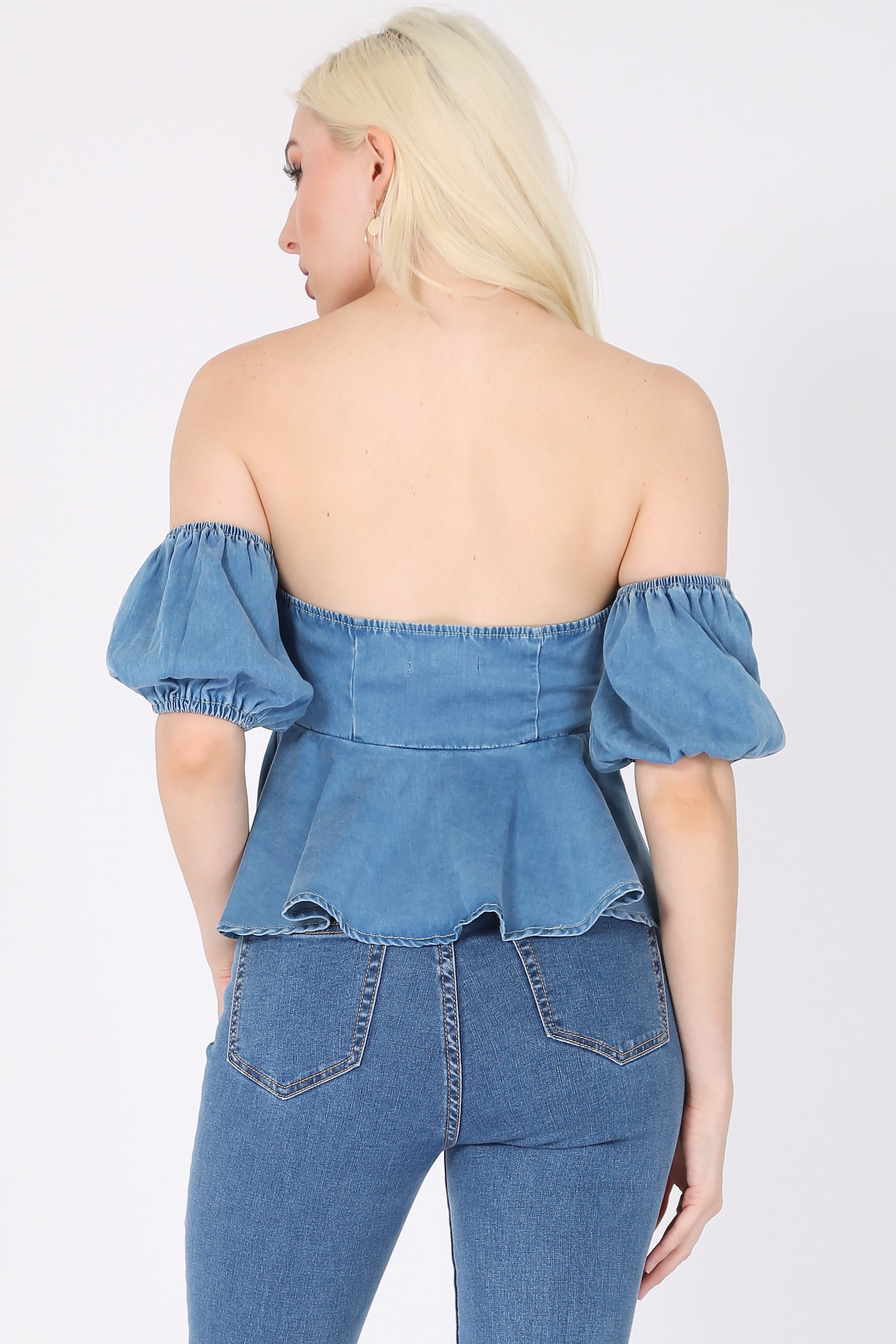 Anna Denim Top