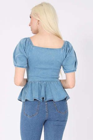 Amy Puff Sleeve Top